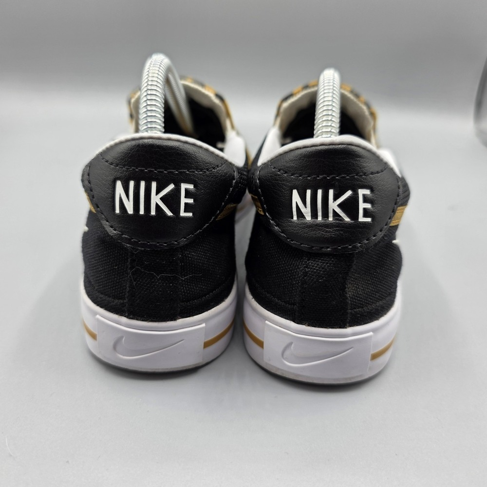 Nike Court Legacy Shoes Womens 6.5 Leopard Cheetah Canvas Slip On Sneakers - Picture 5 of 13